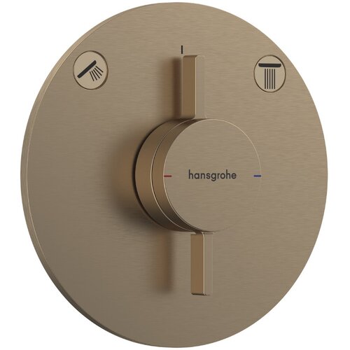 Hansgrohe duoturn s ugradna maska sa dva izlaza, bronza 75418140 Slike