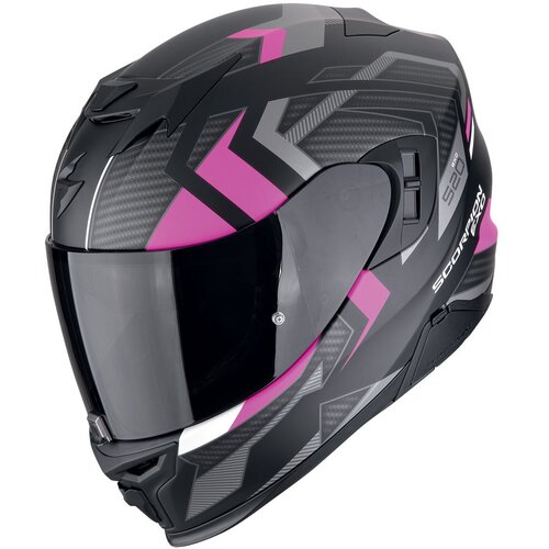 Scorpion Exo-520 evo air sensus matt black-pink kaciga Cene