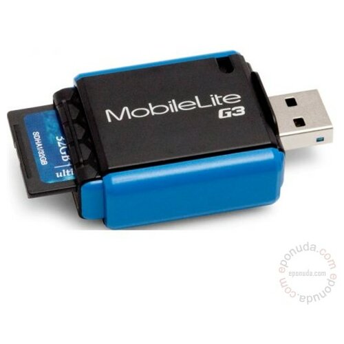 Kingston USB 3.0 MobileLite G3 Media FCR-MLG3 čitač memorijskih kartica Slike