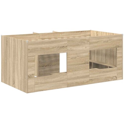  Kreveta za visoko spavanje djece Hrast sonoma 80 x 160 cm Slike