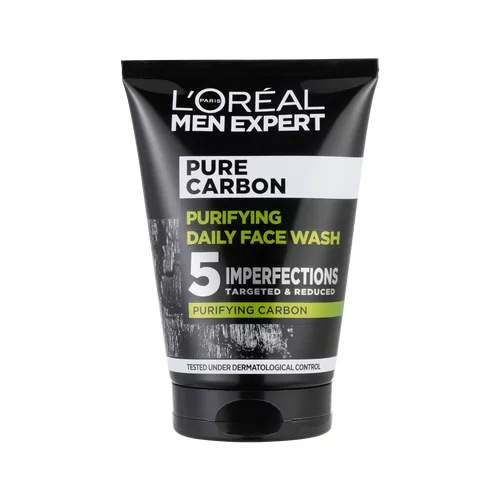 L´Oréal Paris men expert pure carbon purifying daily face wash čistilni gel za normalno kožo 100 ml za moške