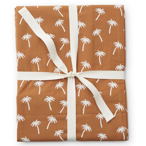 Liewood dječja posteljina ingeborg junior 100x140 palms almond Slike