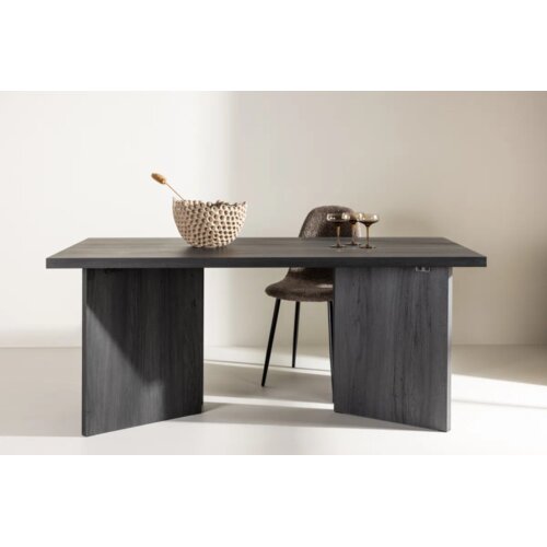 Vind Collection Vind Bassholmen pravokutni blagovaonski stol 180 &times; 90 cm, crni Cijene