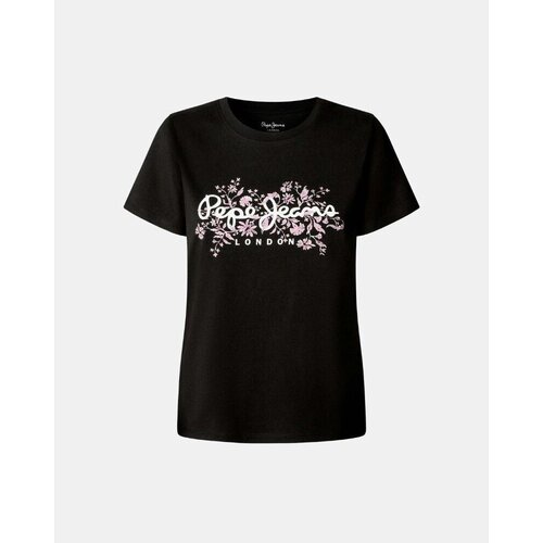 PepeJeans Majice s kratkimi rokavi PL5000049 BERO Črna Slike