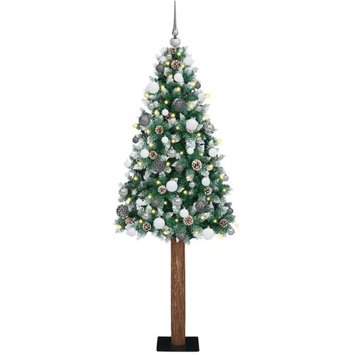 VidaXL Mr&amp;scaron;avo božićno drvce Zelena 77 x 77 x 210 cm PVC Slike