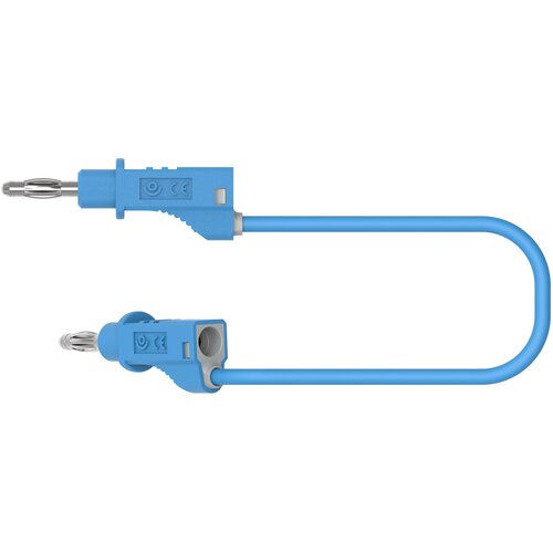 Electro PJP 2110-CD1-100BL merilni kabel [banana mo&amp;scaron;ki konektor - banana mo&amp;scaron;ki konektor] 1.00 m modra 1 kos, (20453765) Slike
