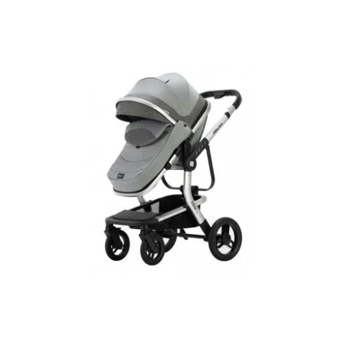 Kolica Irene premium 3in1 set sa I-SIZE autosedi&amp;scaron;tem i tvrdom korpom Light Grey KKB11253 Slike
