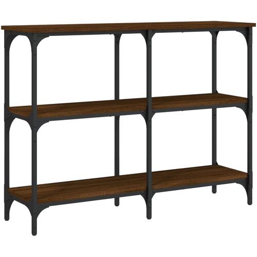 vidaXL Konzolni stol boja smeđeg hrasta 100x29x75 cm konstruirano drvo Cijene