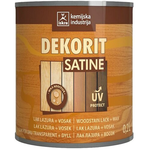  Lazura za drvo DEKORIT SATINE (Bor, 200 ml) Cijene