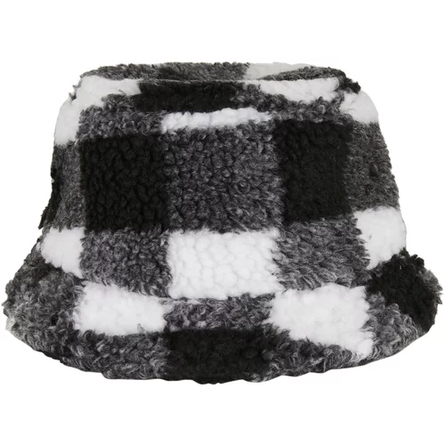 Flexfit Sherpa Check Bucket Hat White/Black