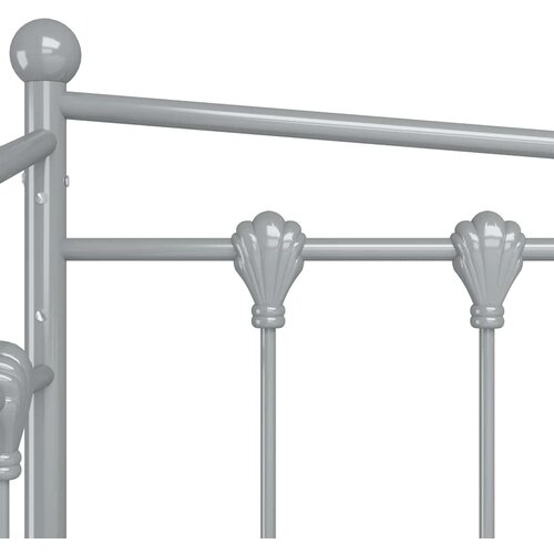  Okvir za krevet na razvlačenje sivi metalni 90 x 200 cm Slike