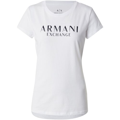 Armani Exchange Majica crna / bijela Cijene