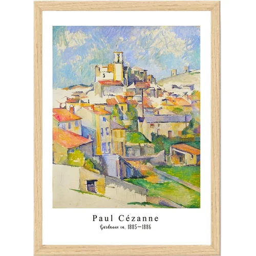 Wallity Plakat u okviru 35x45 cm Paul Cézanne -