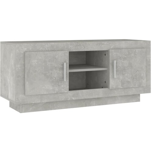 Maison Chic TV omarica - TV stojalo - Televizijska omarica betonsko siva 102x35x45 cm inženirski les, (21699024) Cene