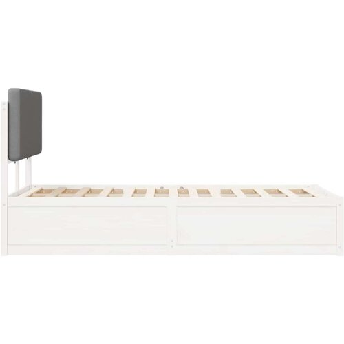  Krevetni okvir s tapiciranim uzglavljem Svijetlo siva - 120 x 200 cm Bijela i svijetlosiva Slike