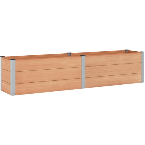 vidaXL Vrtna visoka greda Rjava 250 x 50 x 54 cm, (5000287682) Cene