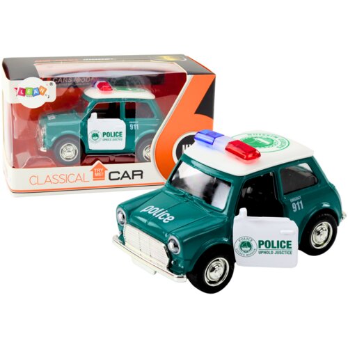 Classic Police Car 1:38 Drive Lights Sounds Green Cijene
