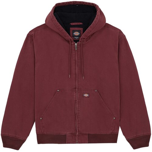 Dickies Puloverji Hilham Hooded Canvas Jacket Kostanjeva Slike