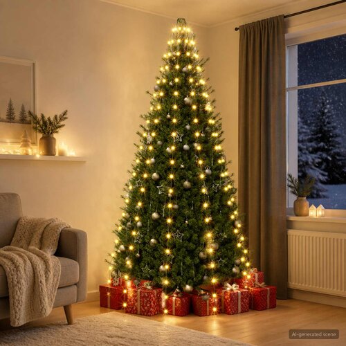  Svjetla za božićno drvce 500 LED lampica 500 cm Slike