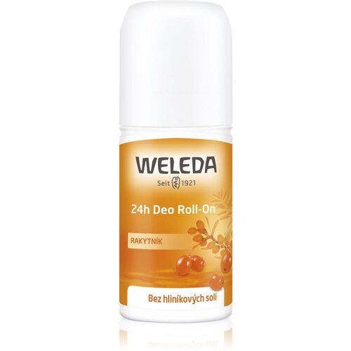 Weleda Sea Buckthorn 24h Roll-On deodorant brez aluminijevih soli 50 ml za ženske Cene