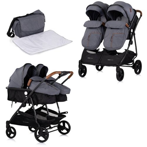 Chipolino Duo Smart kombinovana kolica za blizance Slike