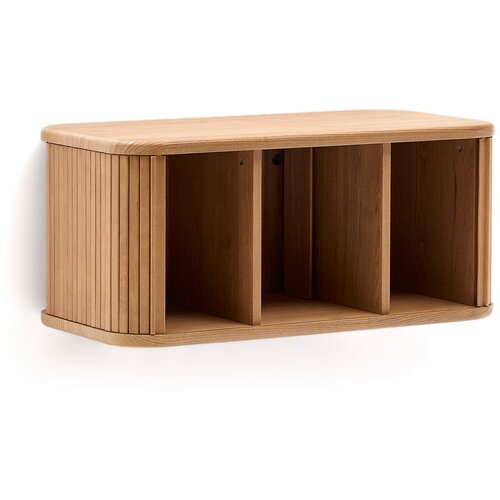 Kave Home Stenska omarica za pod umivalnik v jesenovem dekorju v naravni barvi 90x40 cm Mailen &amp;ndash; Slike