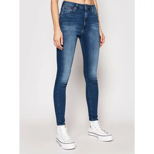 Tommy Jeans Jeans hlače Sylvia DW0DW09215 Modra Super Skinny Fit