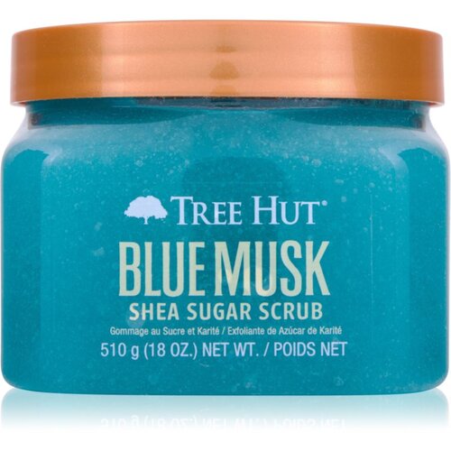 TREE HUT Shea Sugar Scrub Blue Musk &amp;scaron;ećerni peeling za tijelo 510 g Slike