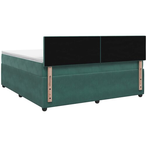  Boxspring krevet s madracem Tamnozelena 180 x 200 cm Bar&amp;scaron;un Slike