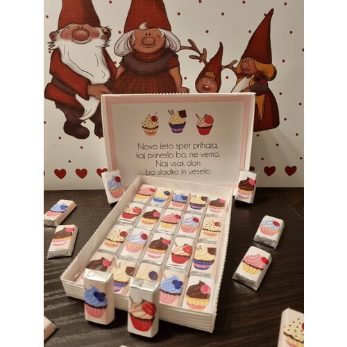  Darilo s čokoladicami CUPCAKES ČOKDAR 35 Cene