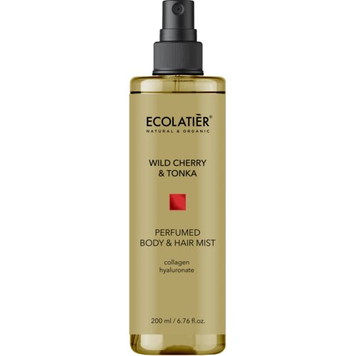 ECOLATIER Ženski mist za telo i kosu Wild cherry &amp;amp; Tonka, 200 ml Slike
