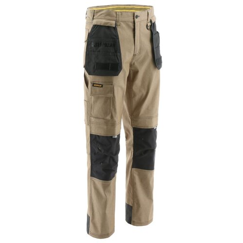 Caterpillar Mu&scaron;ke Radne Hlače Cat Pijesak-Grafit 38/32 Cat Cat 1810008 Pg 38-32 Cijene