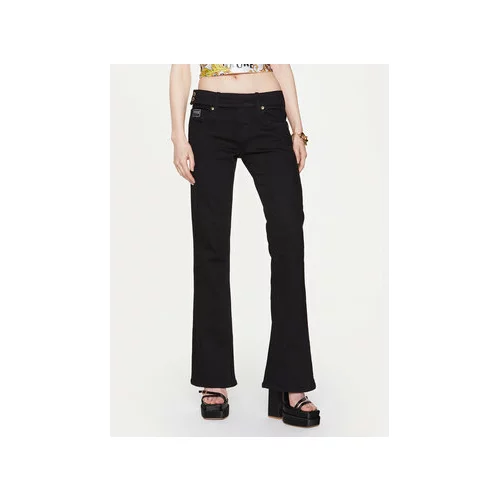 Versace Jeans Couture Jeans hlače Farrah 74HAB505 Črna Flare Fit