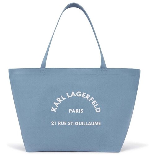 Karl Lagerfeld Nakupovalne torbe RSG CANVAS SHOPPER Modra Slike