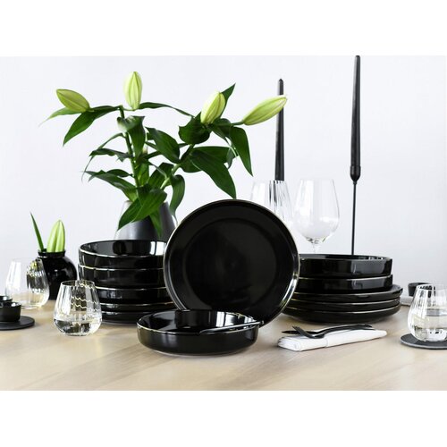 Creatable JEDILNI SERVIS Nordic Festive Schwarz Slike