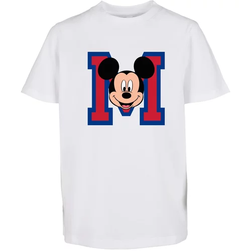 MT Kids Mickey Mouse M Face Kids Tee white