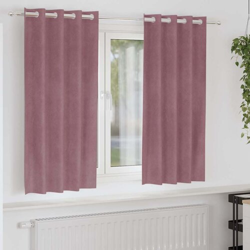  Zavjese za zamračivanje 2 pcs Tamno ružičasta 140 x 175 cm Cijene