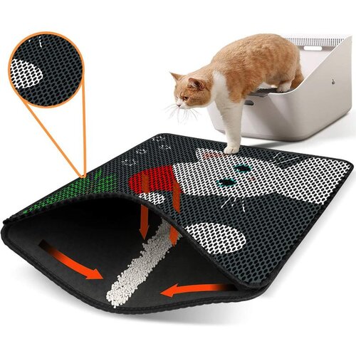 WALLXPERT Nrszn0185 multicolor cat litter mat Cene