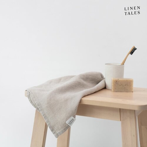 Linen Tales Laneni ručnik vafle strukture u prirodnoj boji 75x125 cm Natural Fine Waffle &amp;ndash; Slike