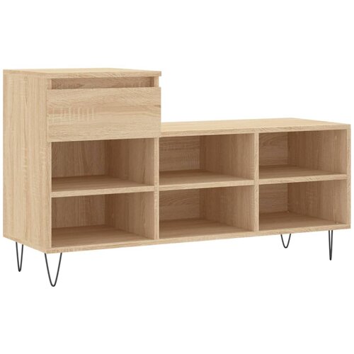 Maison Chic Omarica za obutev - Kopa za čevlje sonoma hrast 102x36x60 cm inženirski les, (21778325) Cene