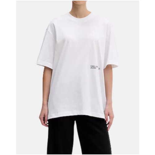 Karl Lagerfeld Majice s kratkimi rokavi B1W17059 Črna Slike