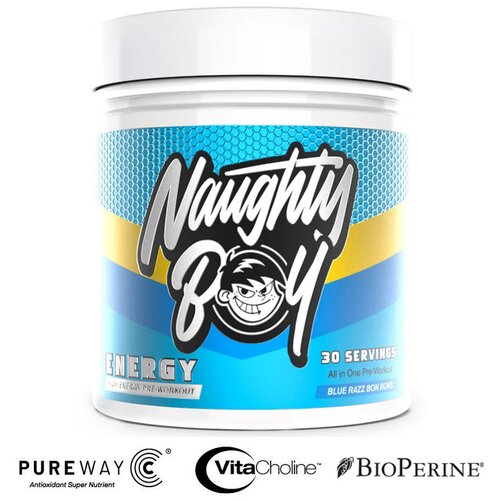 Naughty Boy energy pre-workout 390g orange &amp;amp; passionfruit Slike