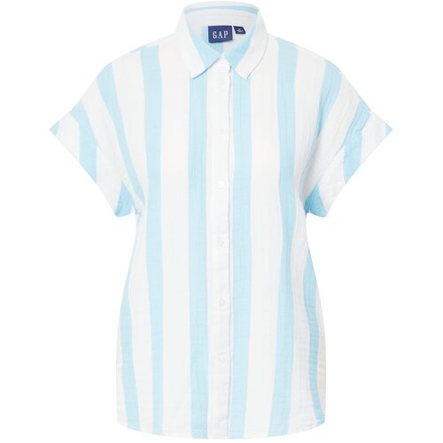 GAP Bluza &amp;#039;GAUZE&amp;#039; svetlo modra / bela Slike