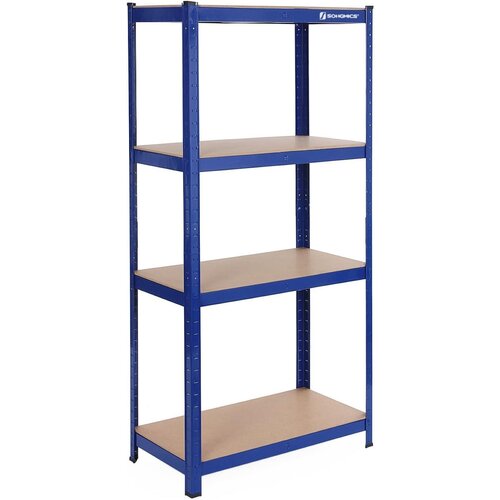Songmics Regal 40 x 90 x 180 cm rjavo-moder,GLR040Q01 Slike