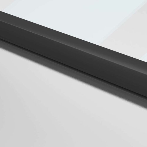vidaXL Sobna vrata tanka crna 102 5x201 5 cm kaljeno staklo i aluminij Cijene