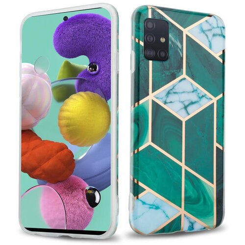 Cadorabo Case, združljiv s Samsungom v temno zelenem belem zlatim marmorju &amp;scaron;t. 6 - Za&amp;scaron;čitni pokrov iz silikona TPU z vzorcem mozaika, (20556902) Slike