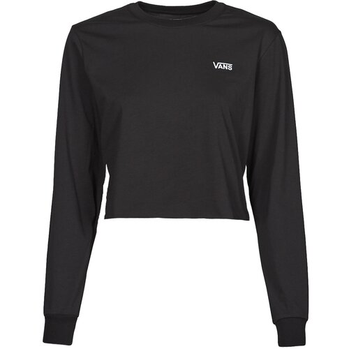 Vans Majice z dolgimi rokavi JUNIOR V LS CROP Črna Slike