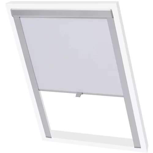 vidaXL Senčilo za zatemnitev okna bele barve C02, (21049909)