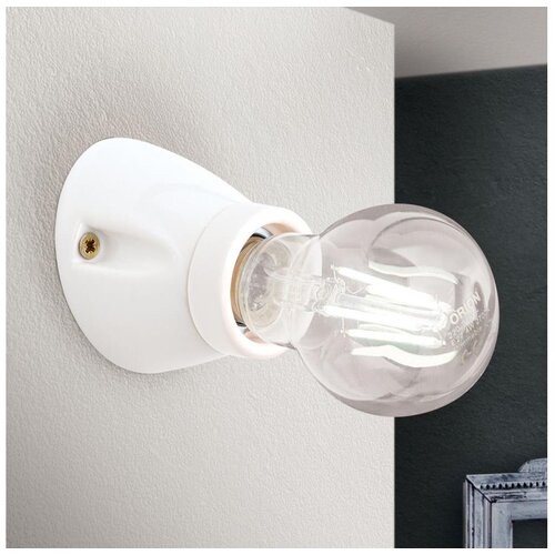 Orion zidna lampa frost 1xE27/60W/230V bela Slike