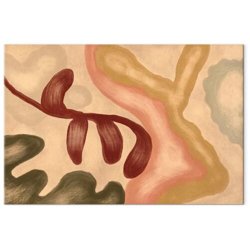  Slika - Colorful shapes &ndash; worn-out figures in lime wash technique 90x60 Cijene